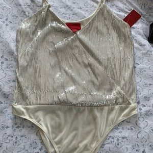JLO NWT SEQUINED BODYSUIT!